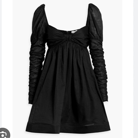 BNWTs Zimmermann dress . Size 0  . Black cotton - Picture 1 of 7
